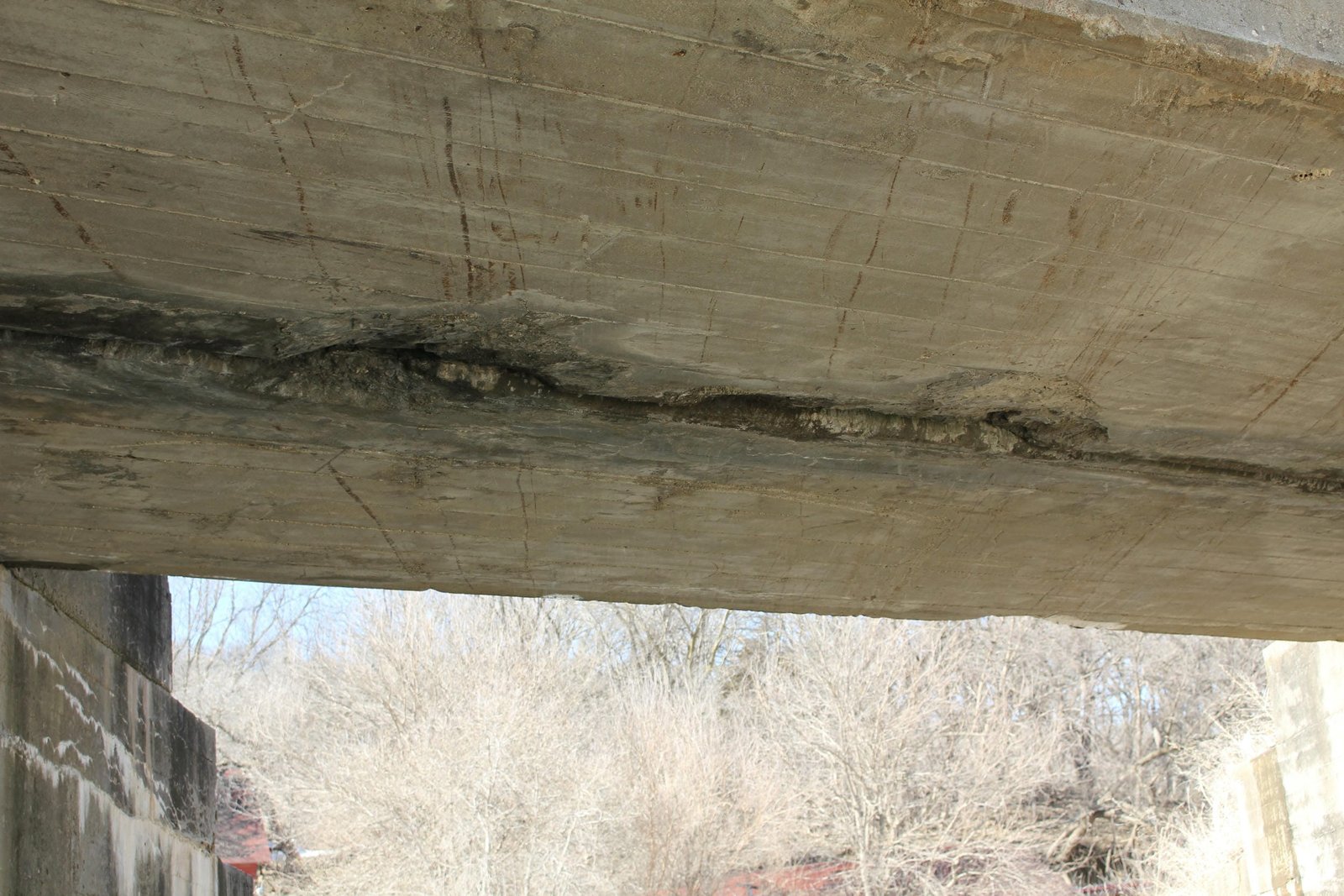 Under bridge